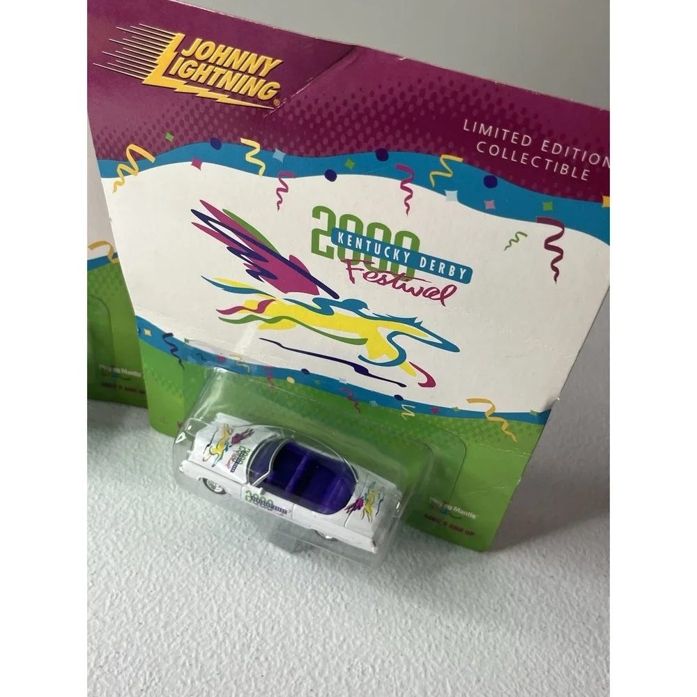 Lot Of 2 Johnny Lightning 1:64 Scale 2000 Kentucky Derby Festival 1973 Cadillac‎